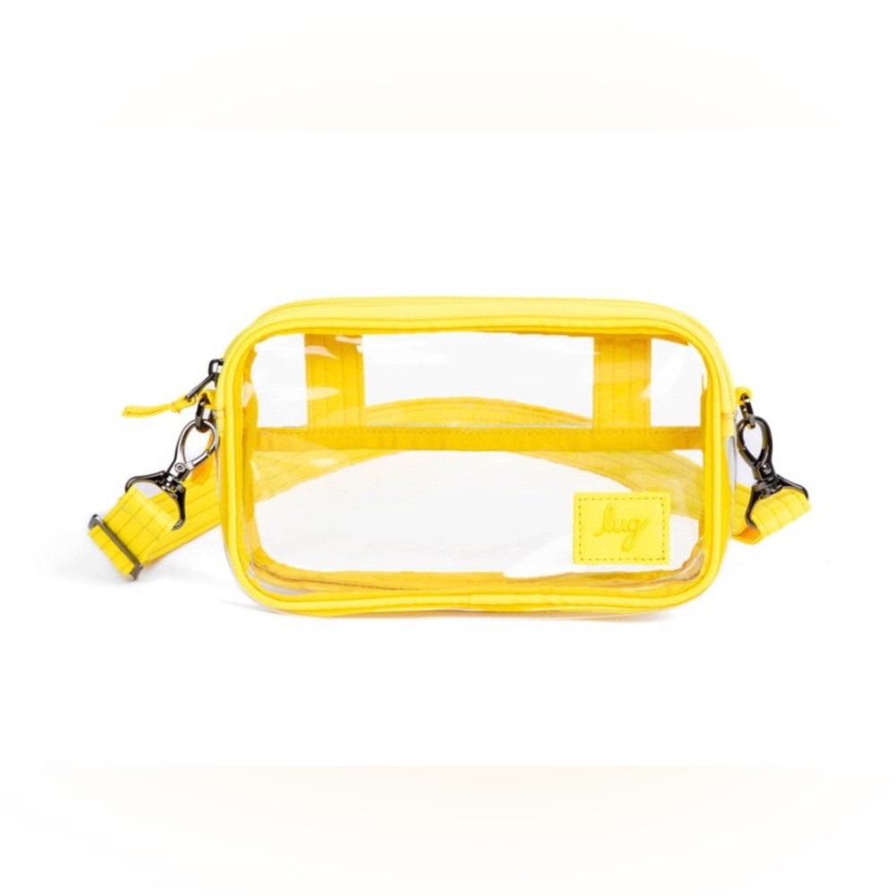 Lug Coupe XL Clearview  Crossbody Bag in Yellow